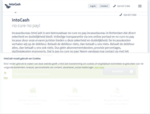 Tablet Screenshot of intocash.nl